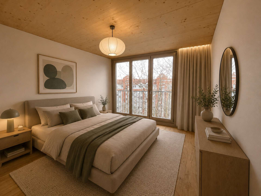 KI-Bild Schlafzimmer