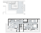 Grundriss - Penthouse mit Kamin, Dachterrasse & Aufzug bis in die Wohnung