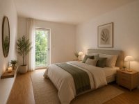 Schlafzimmer KI-generiert
