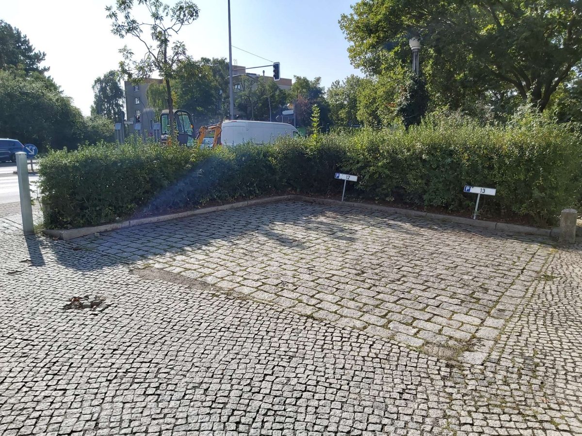 Beispiel Außenstellplatz